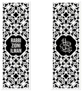 Grote boekenlegger Rabbi Zidni Ilman - Zwart